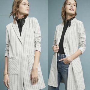 Anthropologie Harlyn long blazer
